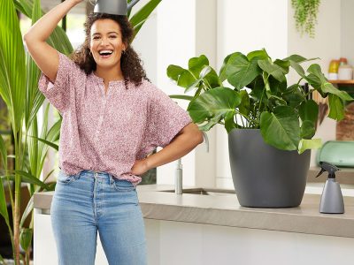 elho-比利時澆水器-1.8L-綠薄荷產品照灰黑